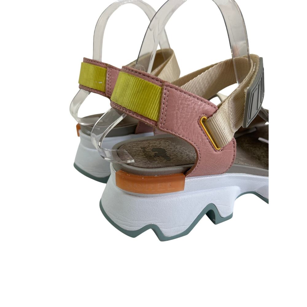 Sorel Women's Kinetic Sandal Size 10 Chalk, Eraser Pink Sporty Preppy - Picture 5 of 10